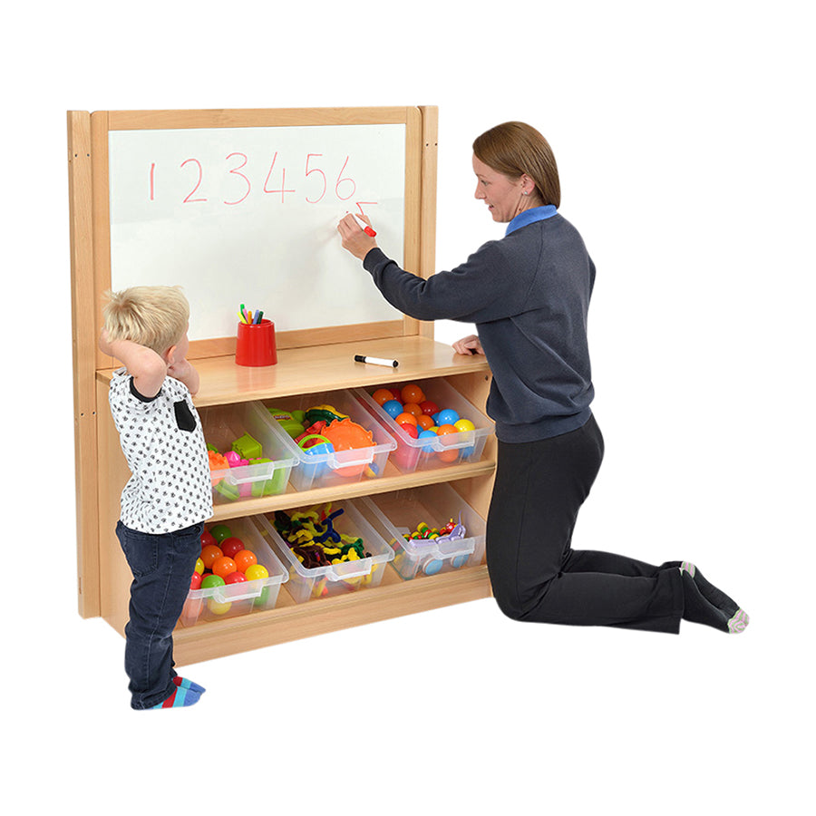 Rs Angled Tidy With Trays & Drywipe/Mirror Divider