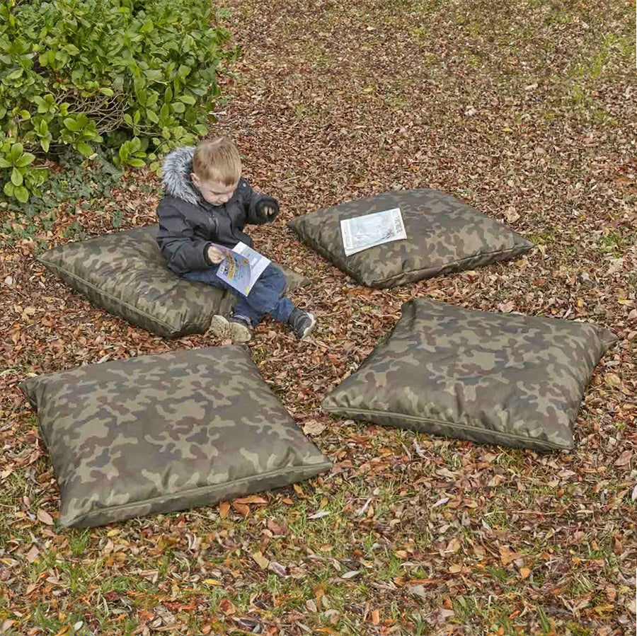 Large Camo Cushions - Set of 4