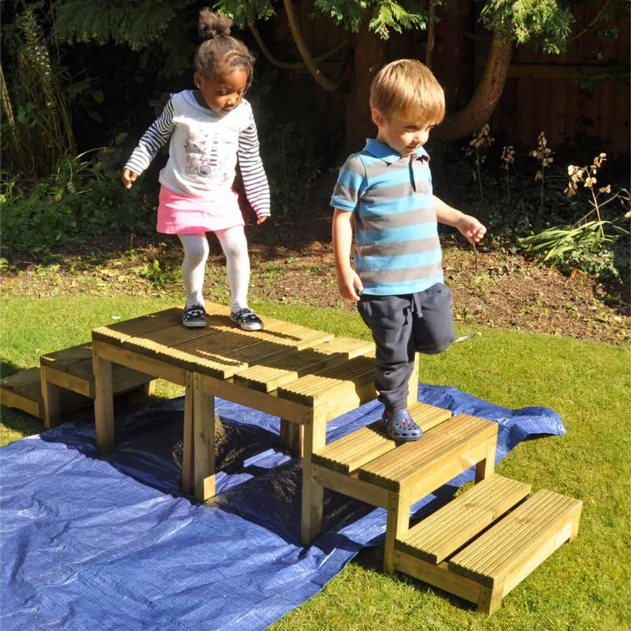 Up And Down Platform Steps - 2 Piece Set