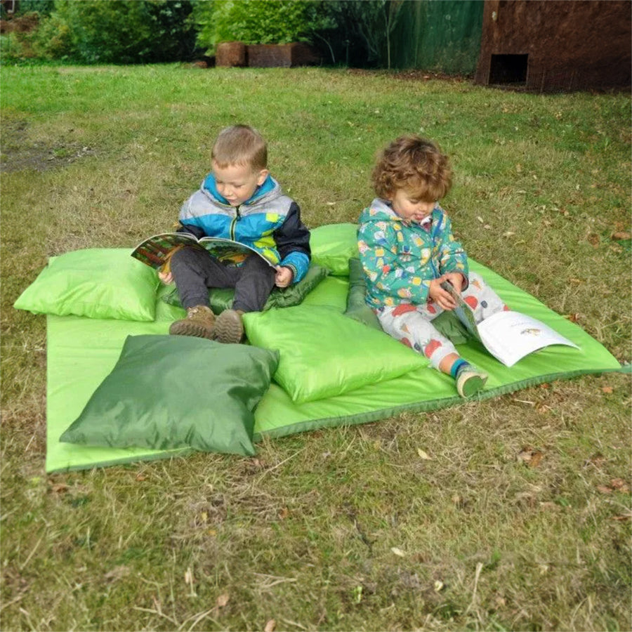 Cushions And Mat Outdoor Set - Set of 7