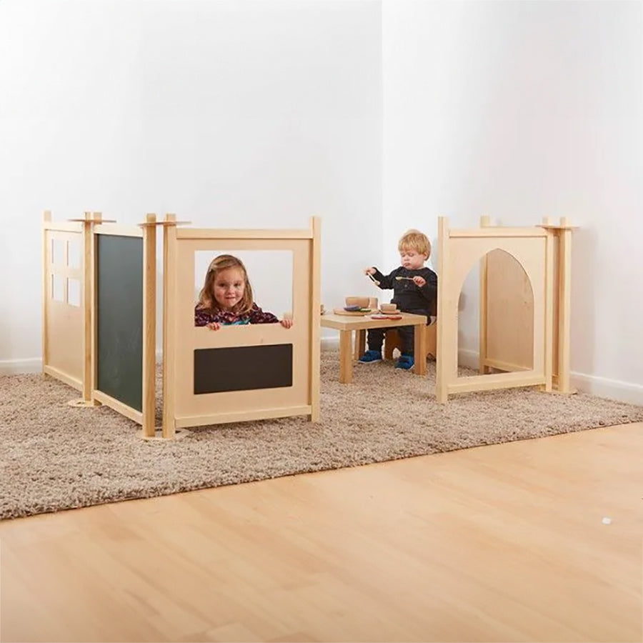 Rookie Range - Low Neutral Home Corner Set (5 Panels)