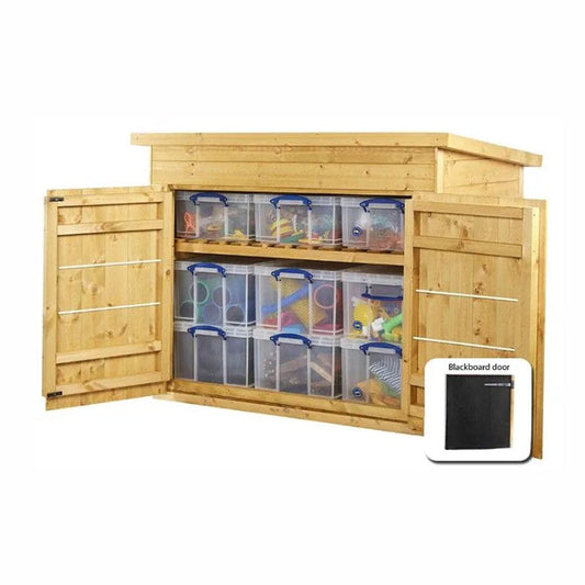 Big & Bountiful Outdoor Storage Shed - 12 Box Store