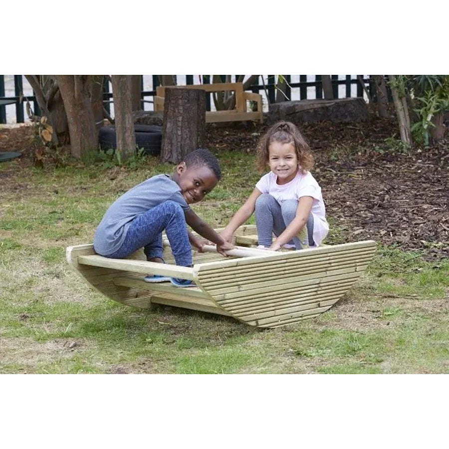 Outdoor Rocking Boat And Steps – Morleys Early Years