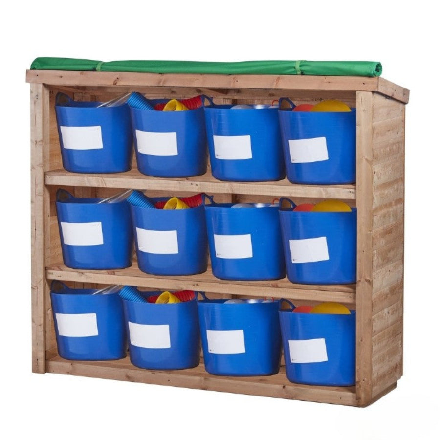 Outdoor Storage Shelving Unit with Cover