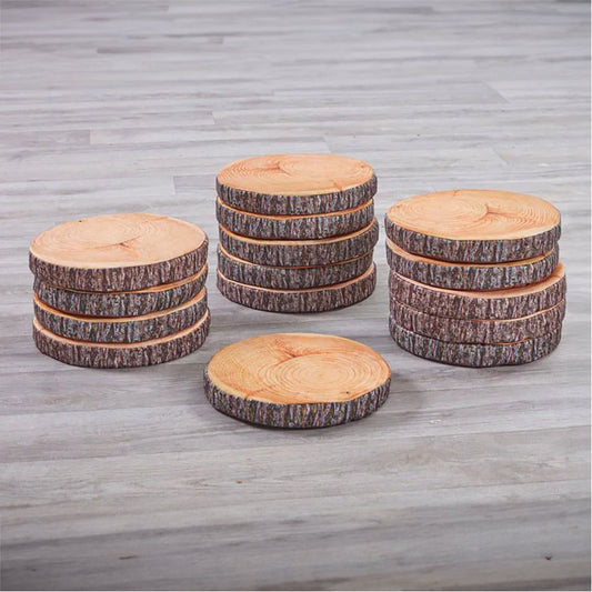 Log Slice Cushions - Set of 15