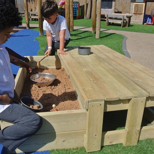 Sliding Lid Sandbox