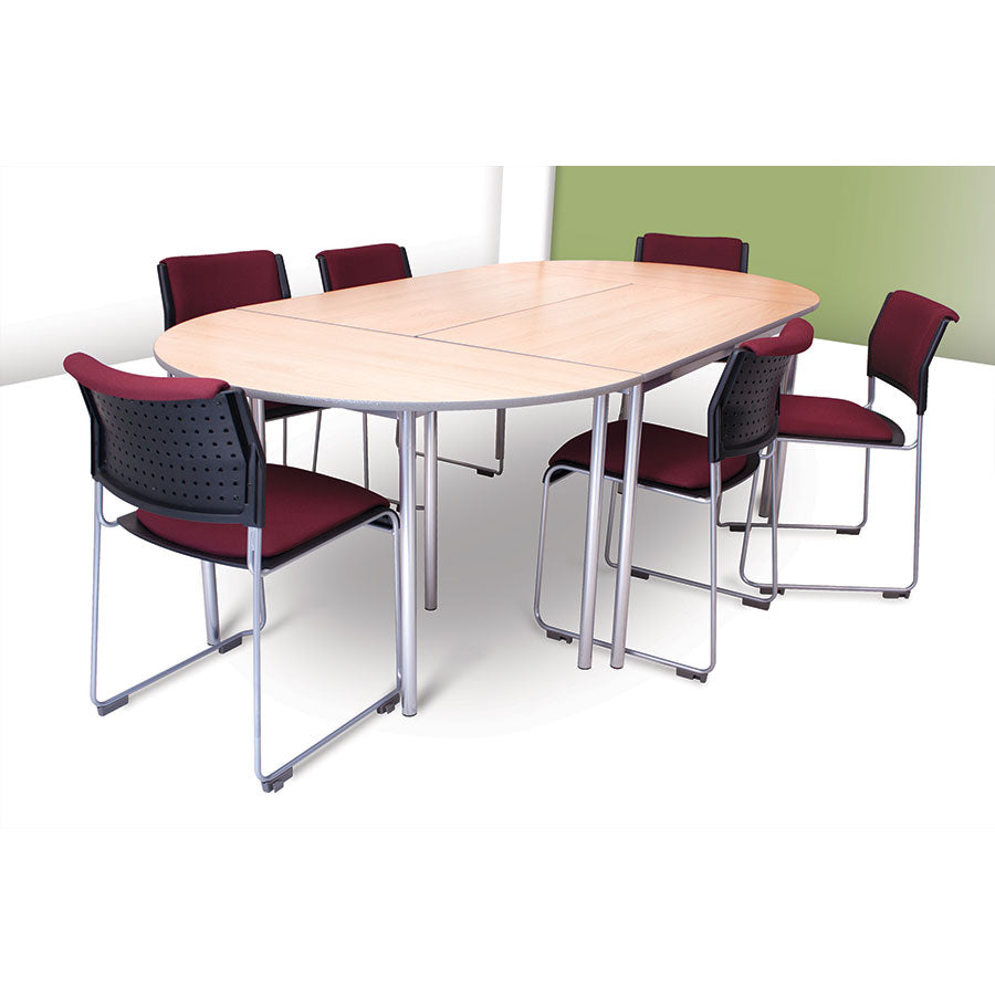 Advanced Furniture Cogent Classroom Table Semi Circular and Rectangular MDF Edge CHUNKY GROUP