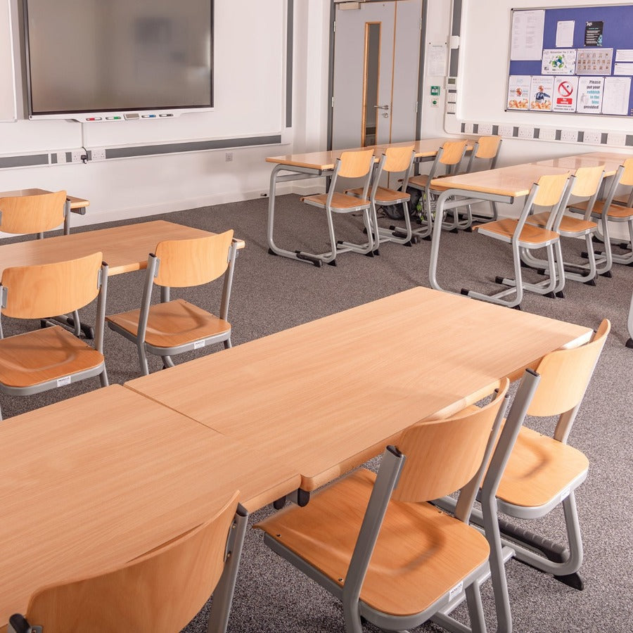 Alpha® Cantilever Desks and Chairs  School Classroom