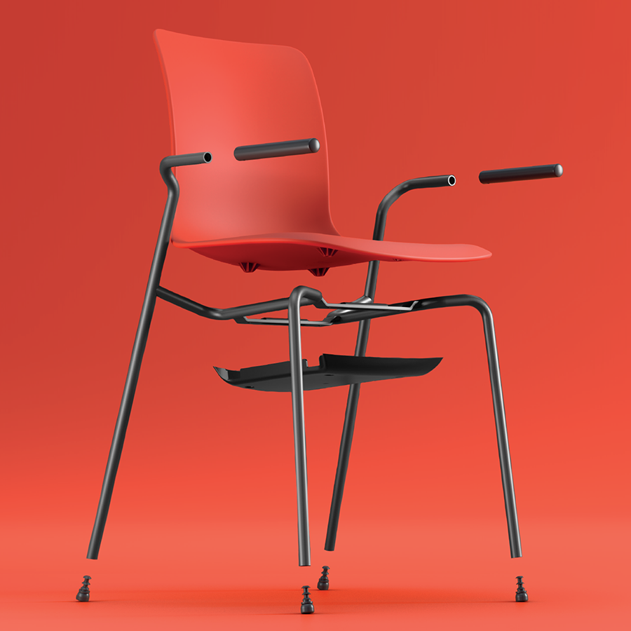 Ana Sled Frame Stackable Chair