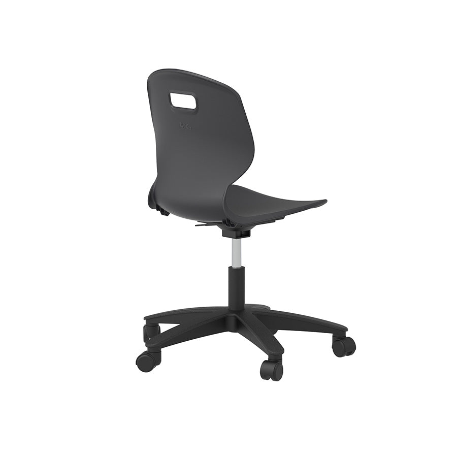 Arc Swivel Chair Anthracite back side view