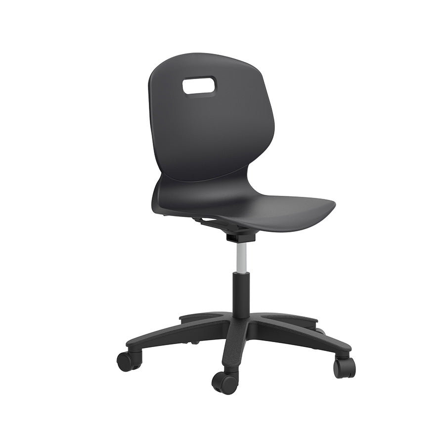 Arc Swivel Chair Anthracite front side view