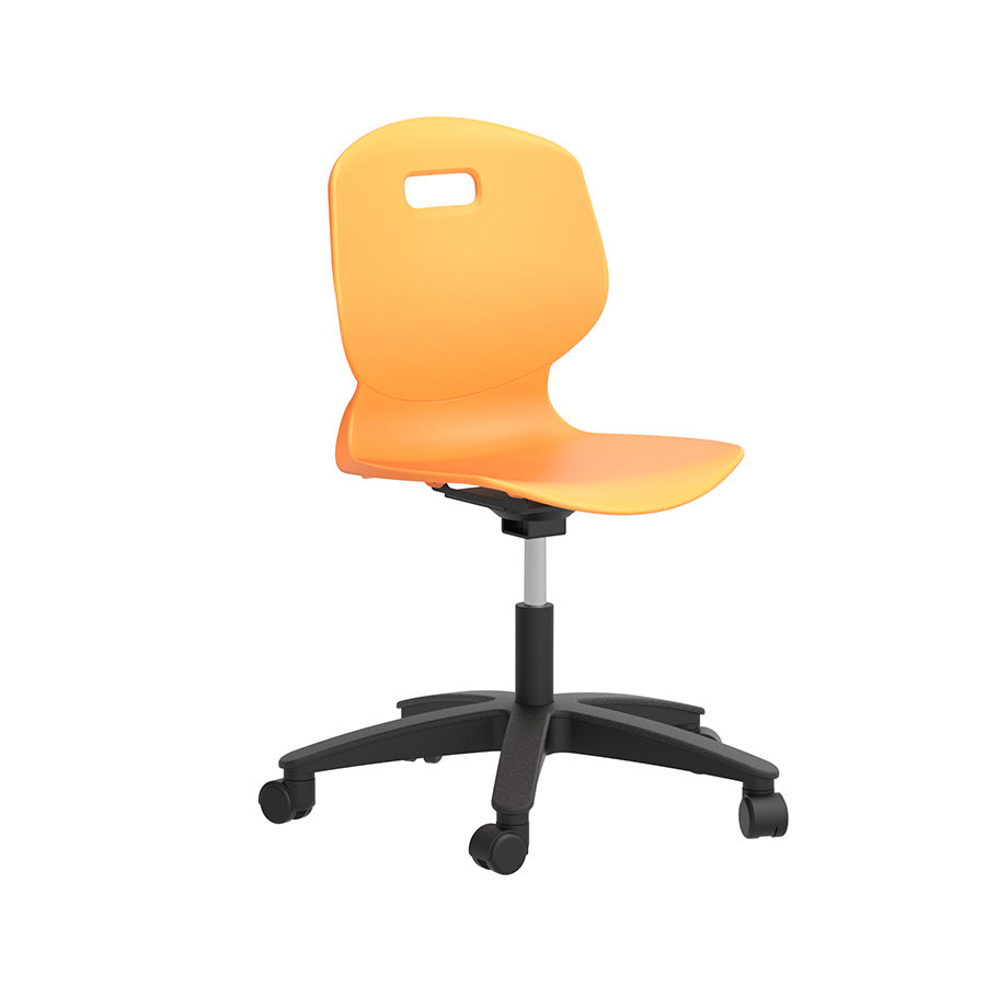 Arc Swivel Chair Marigold front side view