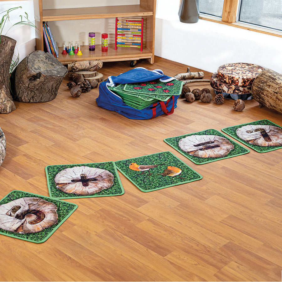 Natural World™ Counting Mini Carpets Indoor / Outdoor (pack of 35)