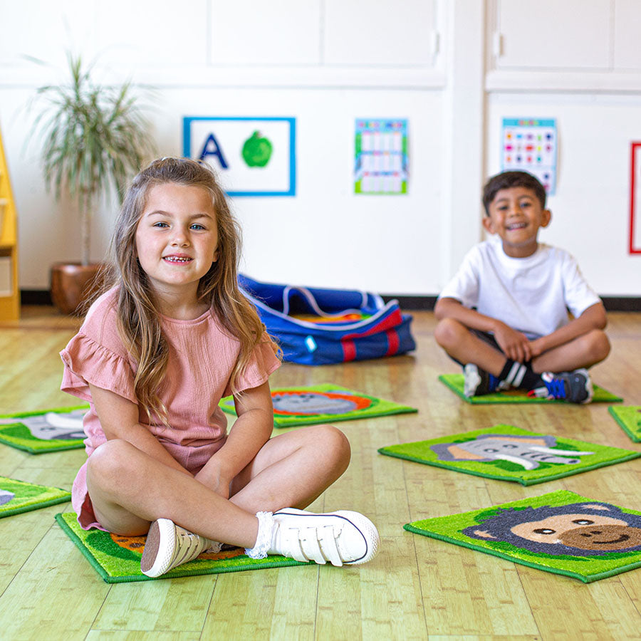 Zoo Conservation Mini Carpets (pack of 30)