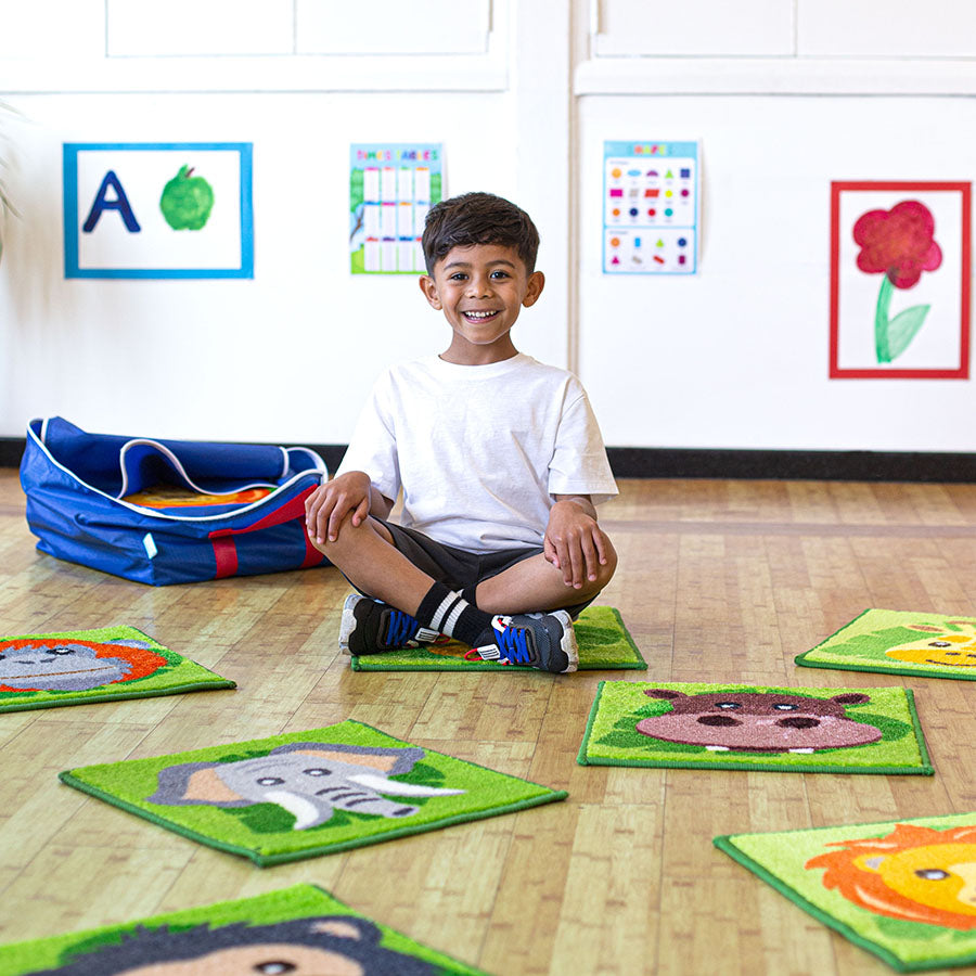 Zoo Conservation Mini Carpets (pack of 30)