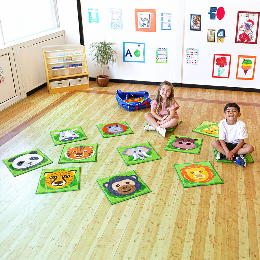 Zoo Conservation Mini Carpets (pack of 30)