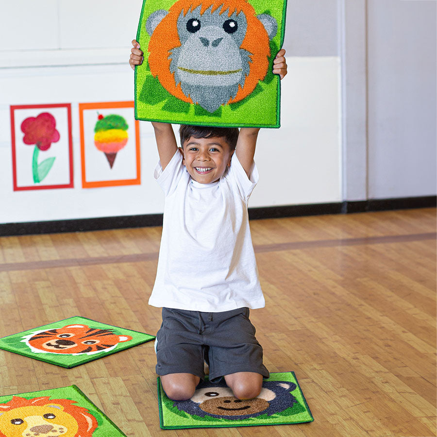 Zoo Conservation Mini Carpets (pack of 30)