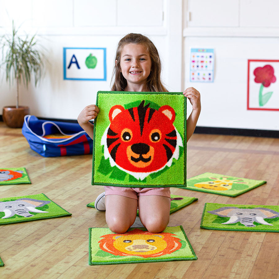 Zoo Conservation Mini Carpets (pack of 30)