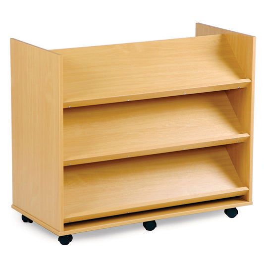 Calypso Library Unit with 3 Angled Shelves