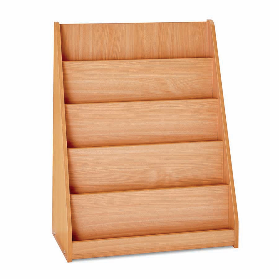 Library Book Unit with 5 Tiered Fixed Shelves