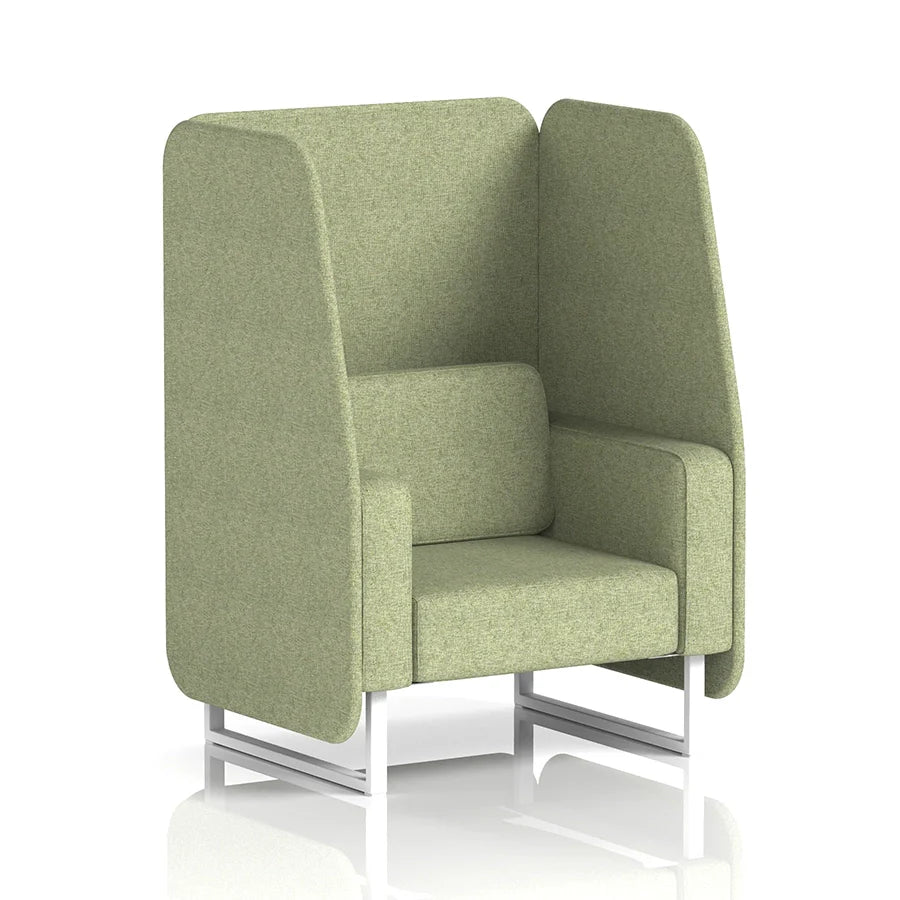 Brixworth Open Booth in Single Tone - 1 Seater