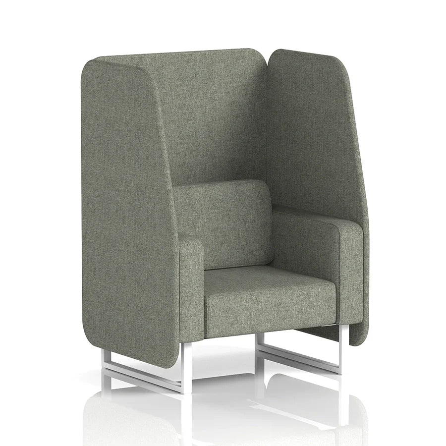 Brixworth Open Booth in Single Tone - 1 Seater
