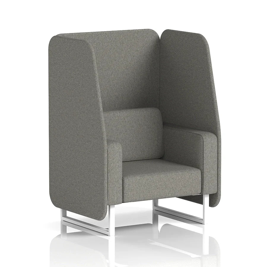 Brixworth Open Booth in Single Tone - 1 Seater