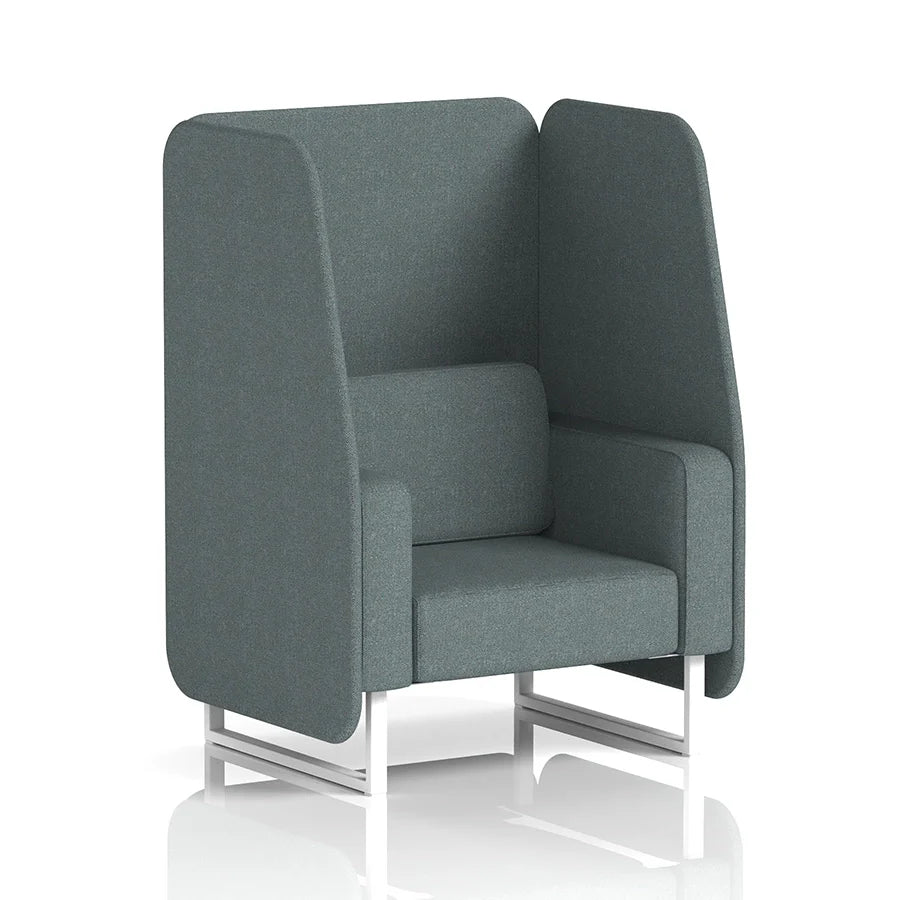 Brixworth Open Booth in Single Tone - 1 Seater