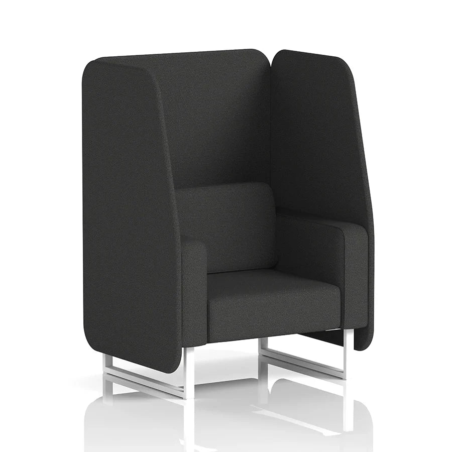 Brixworth Open Booth in Single Tone - 1 Seater