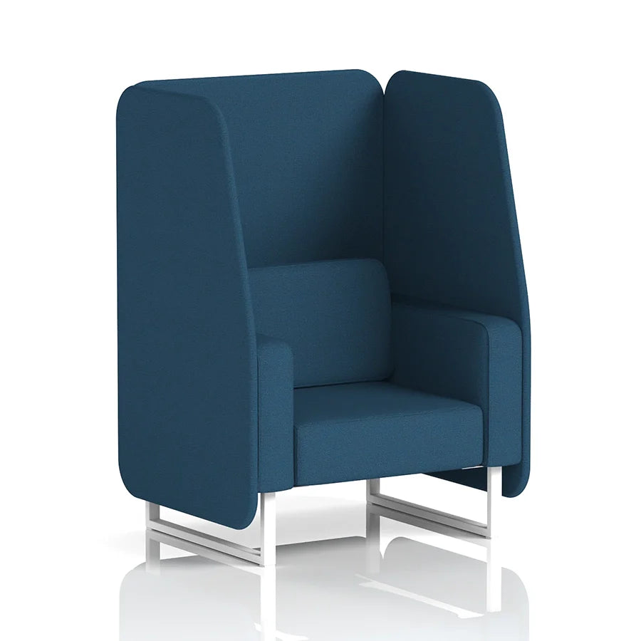 Brixworth Open Booth in Single Tone - 1 Seater