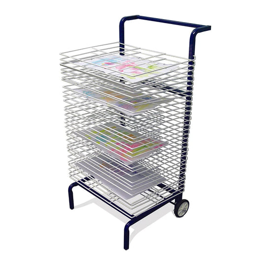 Drying Rack - Mobile A3 Paper (30 Shelf)