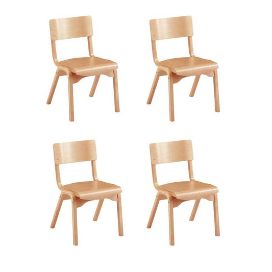 Heritage Beech Stacking Chair (Pack Of 4)