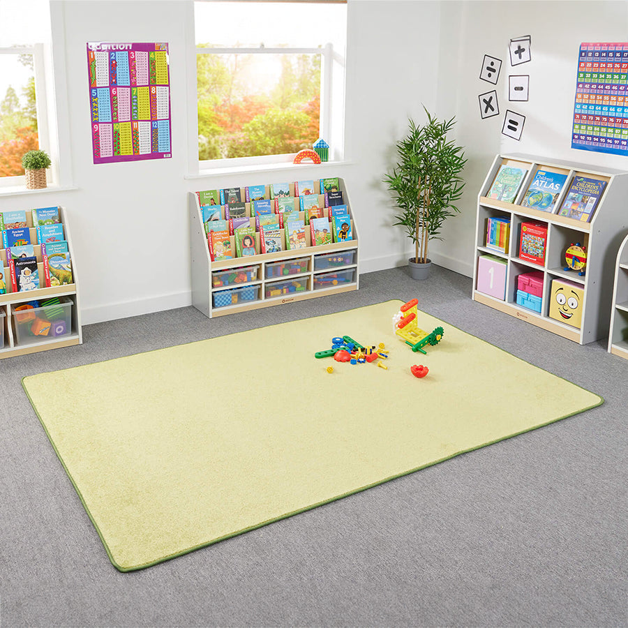 Solid Colour Rectangular Rug