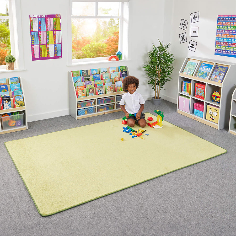 Solid Colour Rectangular Rug