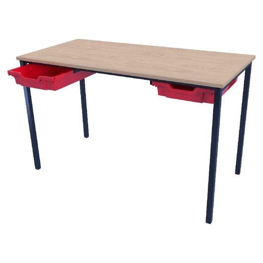 Morleys Fully Welded Classroom Table 1100x550 ABS Edge with Tray