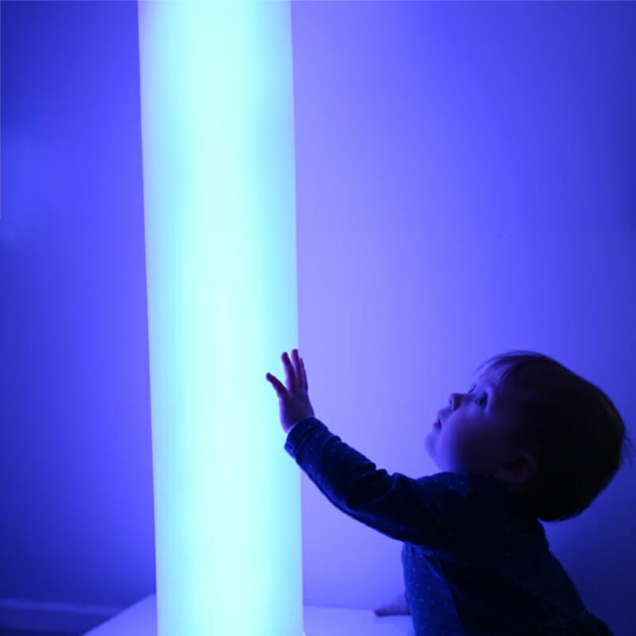 Interactive Chroma Sensory Tube with Dice Remote Controller