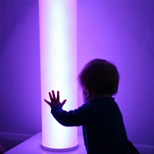 Interactive Chroma Sensory Tube with Dice or Remote Controller