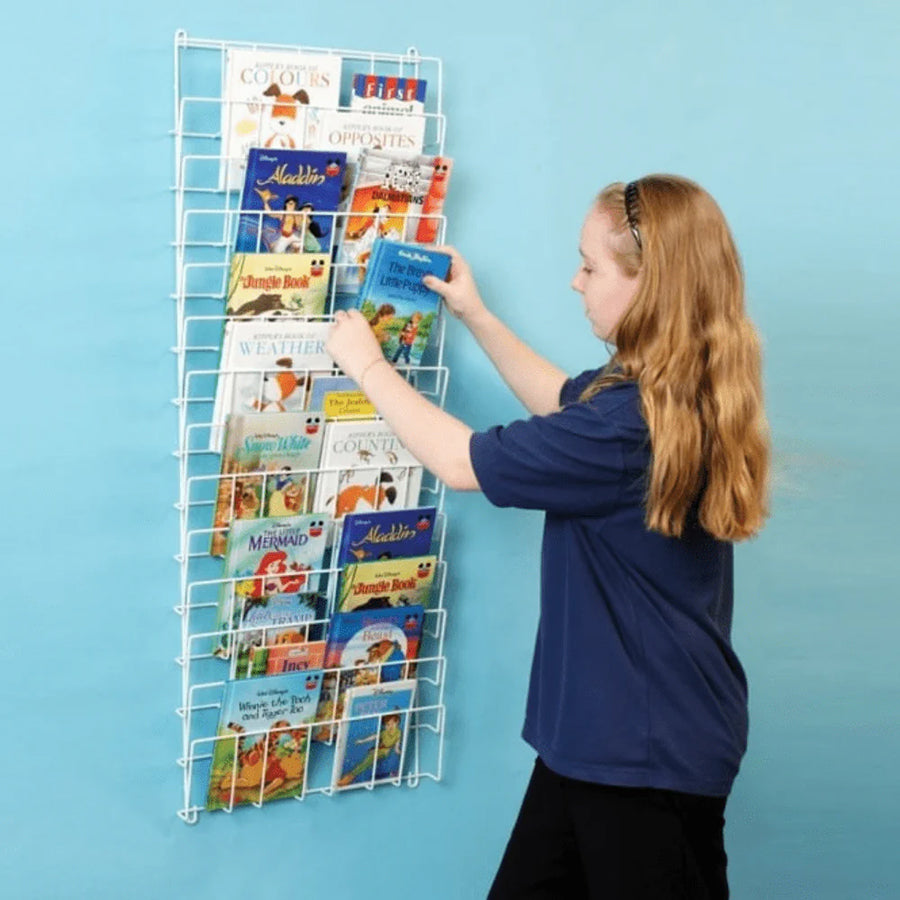 Cicada Vertical Wall Mounted Book Rack A1177 JR32442 2
