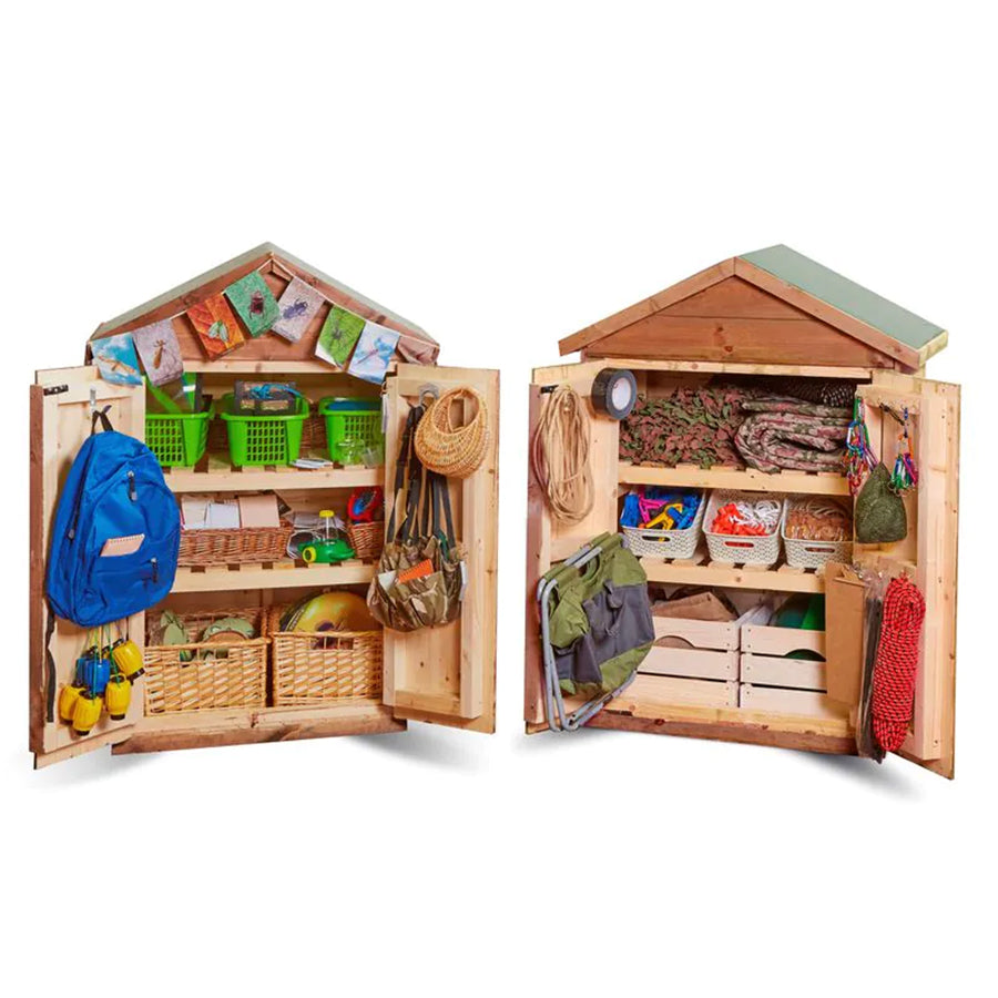 Cosy Columbia Market Outdoor Storage Sheds - Set of 2 54498-1