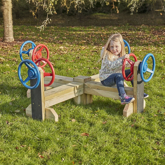 Cosy Driving ‘X’-travaganza Bench - 8 Steering Wheels 35619-1