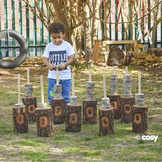 Cosy Giant Playground Counting Tree Rings - Set of 10 36653-1