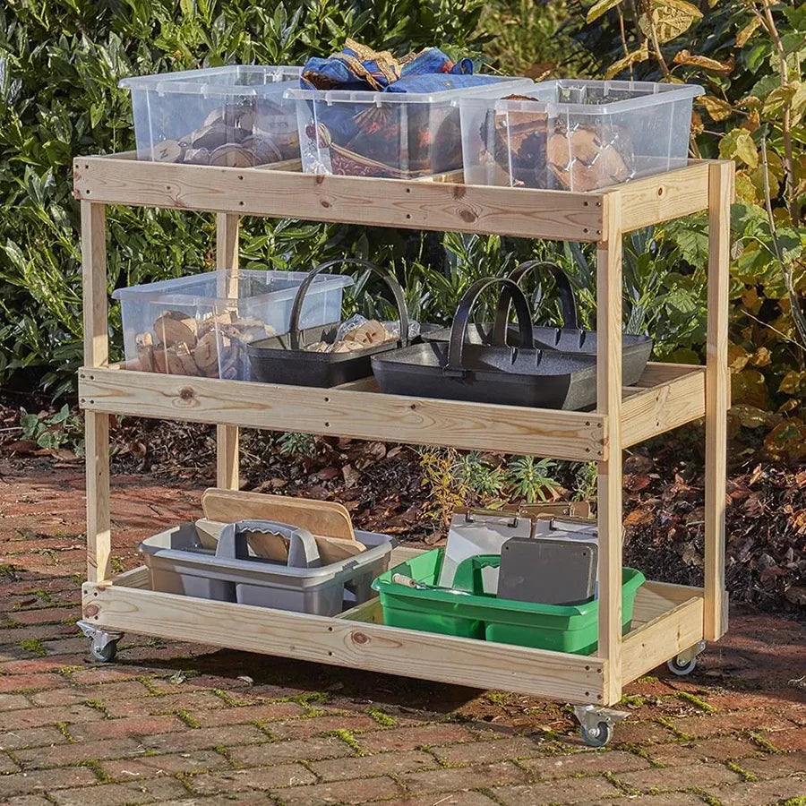 Cosy Harewood Enhancement Trolley 48455-1