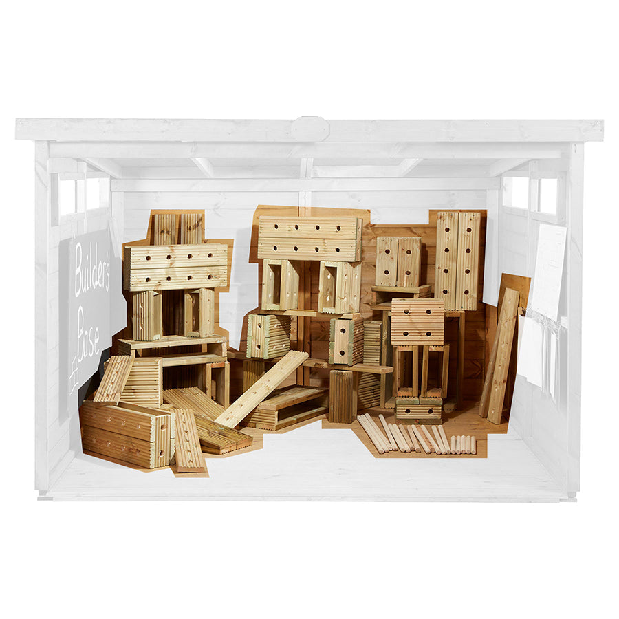 Cosy Imagineering Wooden Blocks - 50 Piece Set 34727-1 1