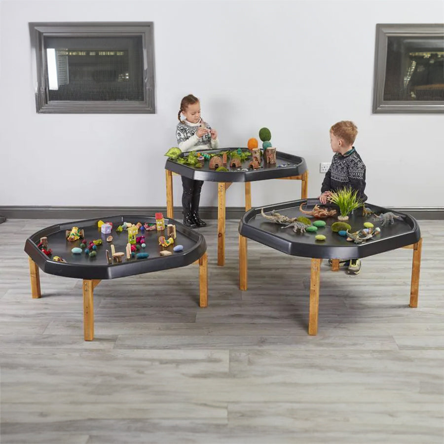 Cosy Indoor Wooden Tuff Spot Tray Stands - Set of 3 51696-1