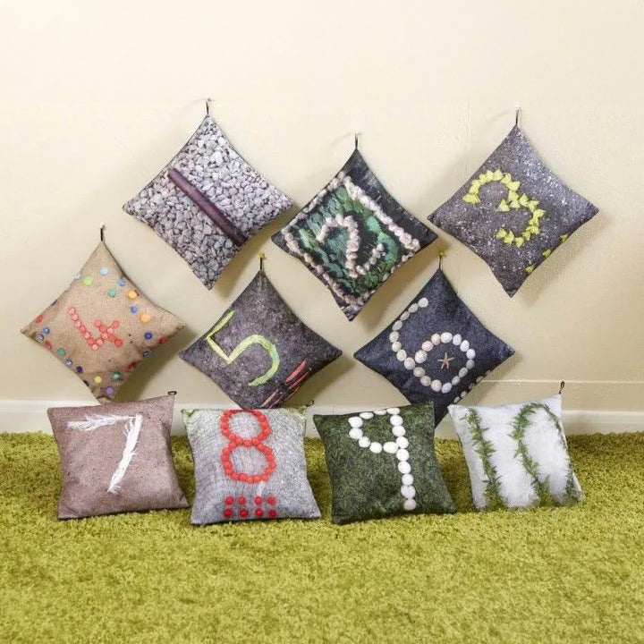 Cosy Nature Number Cushions - Set of 10 27520-1
