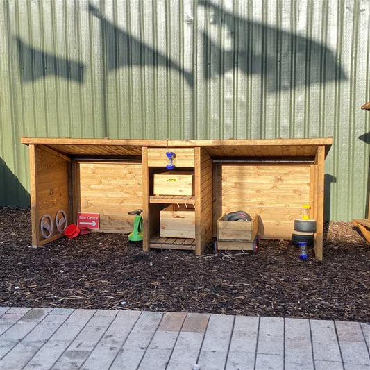 Cosy Open Bike Shelter & Storage 51171-1