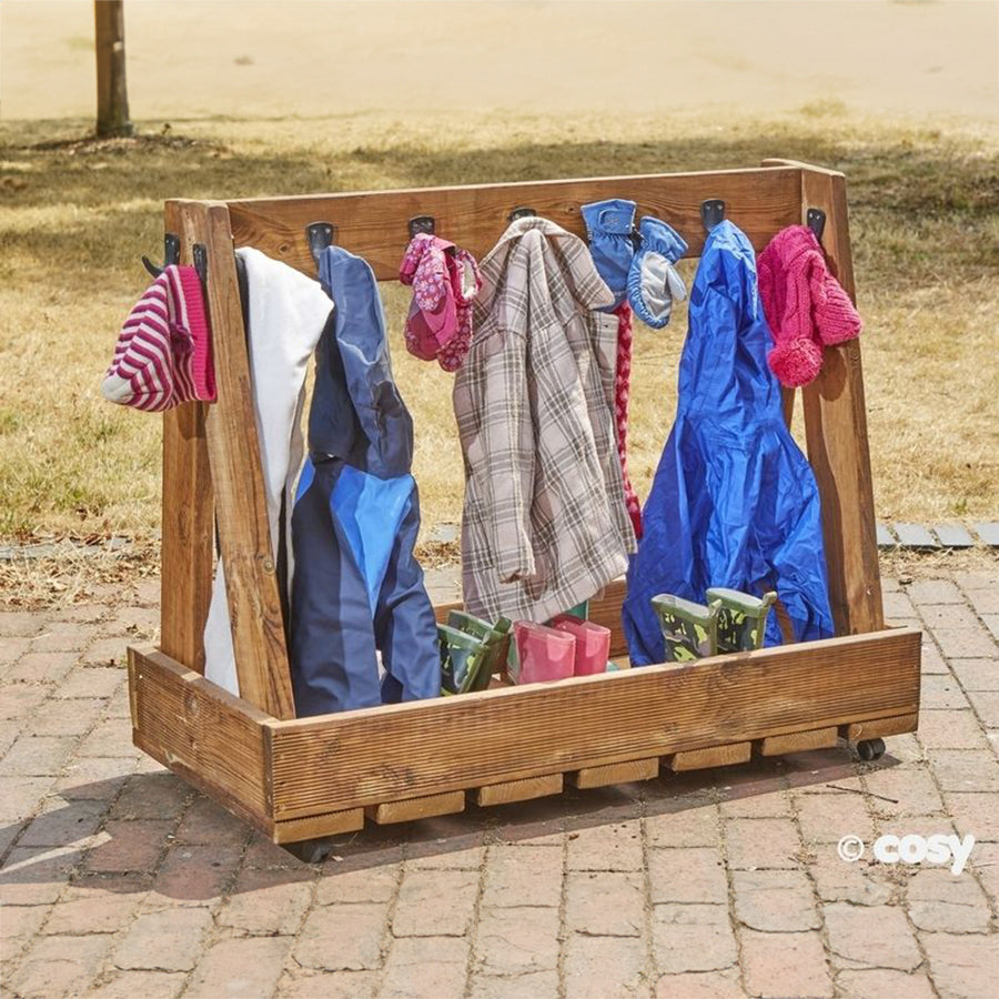Cosy Outdoor Mobile Cloakroom Storage - KS1 47484-1
