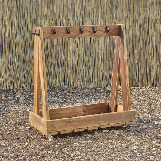 Cosy Outdoor Mobile Cloakroom Storage - Nursery / EYFS 35071-1 1