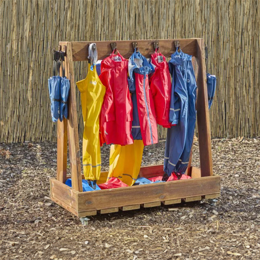Cosy Outdoor Mobile Cloakroom Storage - Nursery / EYFS 35071-1 3
