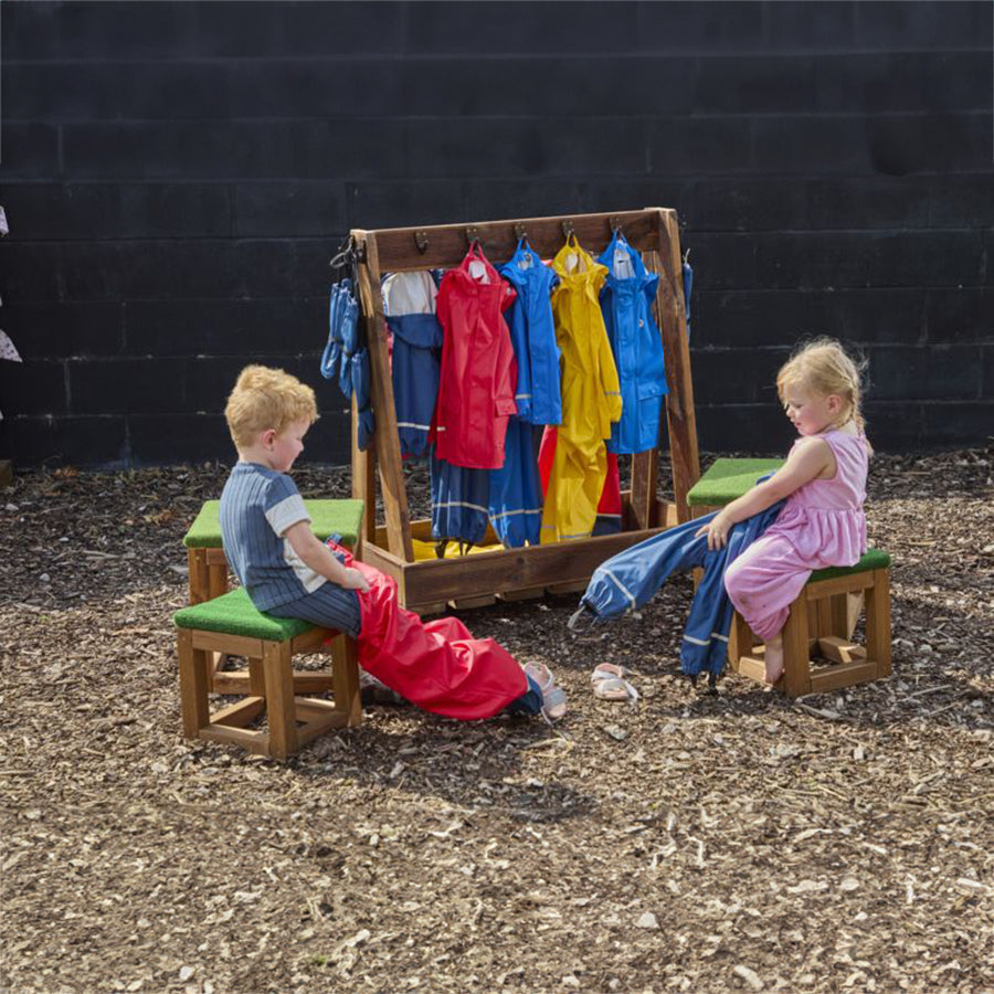 Cosy Outdoor Mobile Cloakroom Storage - Nursery / EYFS 35071-1 4
